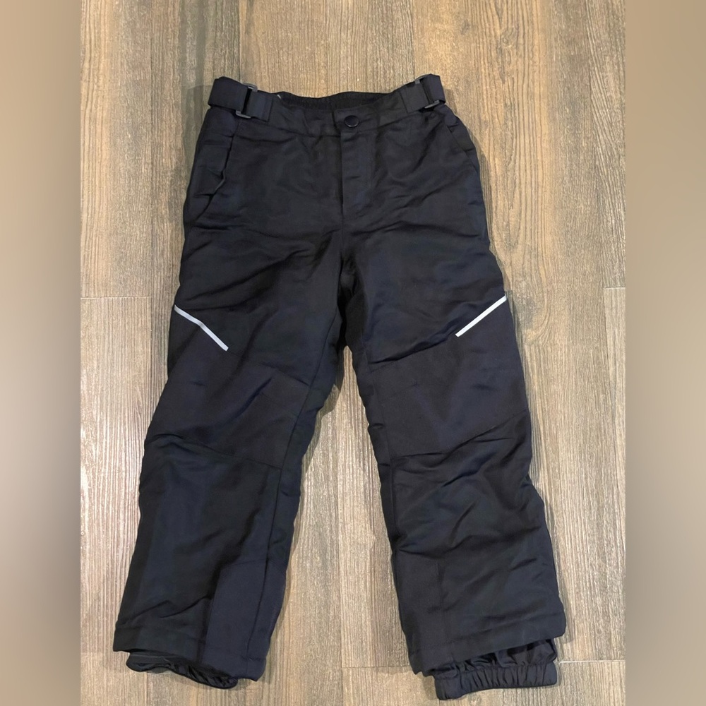 Swiss Tech Kid Black Winter Ski Snow Pants XS (4-5)